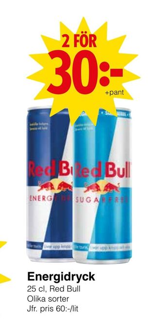 Matöppet Energidryck erbjuda