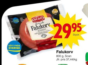 Matöppet Falukorv erbjuda