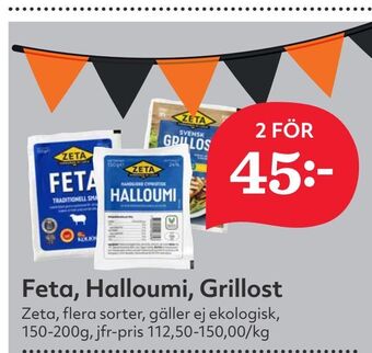 Hemköp Feta, halloumi, grillost erbjuda