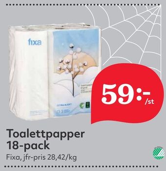 Hemköp Toalettpapper 18-pack erbjuda