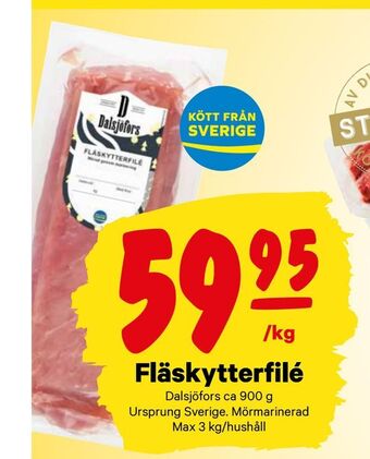 City Gross Fläskytterfilé erbjuda