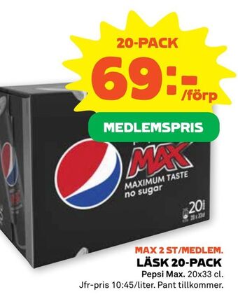 Coop Forum Läsk 20-pack erbjuda