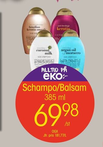 EKO Schampo/balsam erbjuda