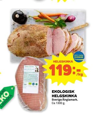 Stora Coop Ekologisk helgskinka erbjuda