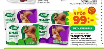 Stora Coop Toalettpapper/ hushållspapper erbjuda