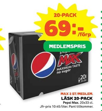 Stora Coop Läsk 20-pack erbjuda