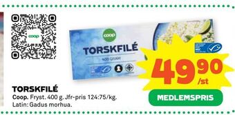 Stora Coop Torskfilé erbjuda
