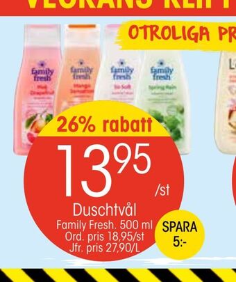 EKO Duschtvål erbjuda