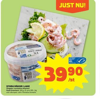 Stora Coop Stora räkor i lake erbjuda