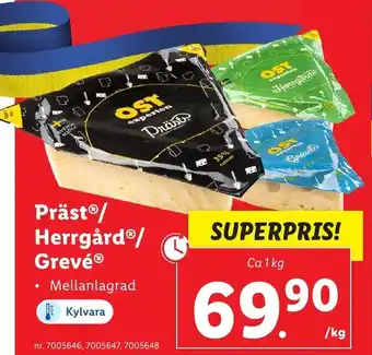 Lidl Präst, Herrgård, Grevé erbjuda