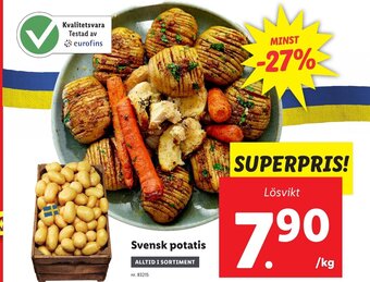 Lidl Svensk Potatis erbjuda