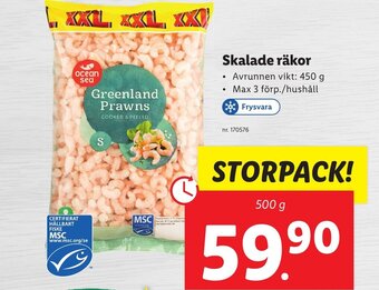 Lidl Skalade räkor erbjuda