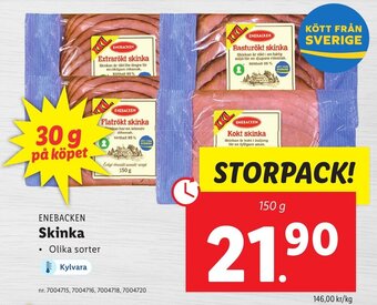 Lidl Enebacken Skinka erbjuda