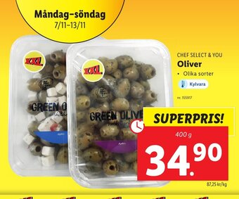 Lidl Chef Select & You Oliver erbjuda