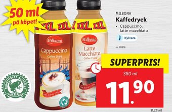 Lidl Milbona Kaffedryck erbjuda