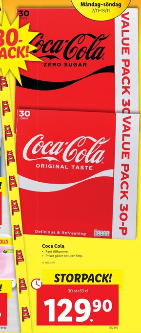 Lidl Coca Cola erbjuda