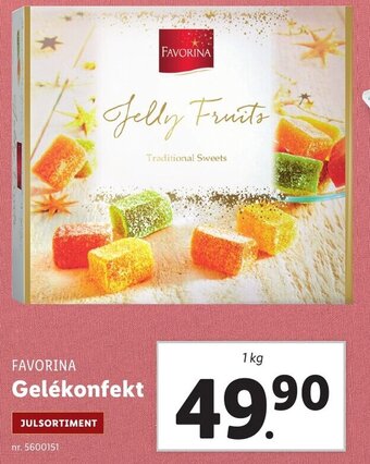 Lidl Favorina Gelékonfekt erbjuda