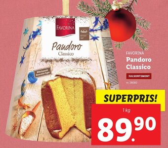 Lidl Favorina Pandoro Classico erbjuda
