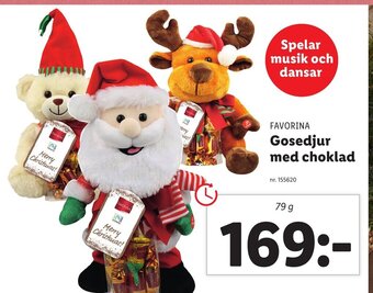 Lidl Favorina Gosedjur med choklad erbjuda