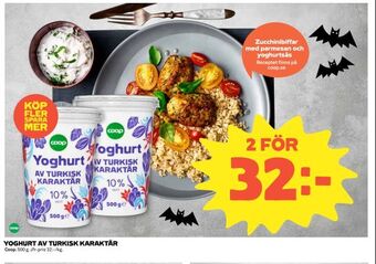 Coop Yoghurt av turkisk karaktär erbjuda