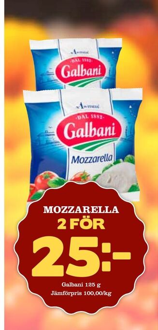 Matdax Mozzarella erbjuda