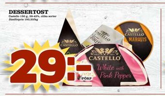 Nya Pulsen Dessertost erbjuda