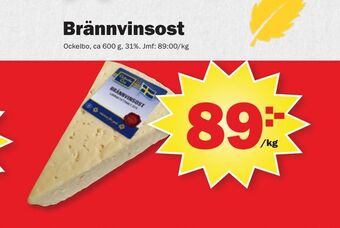 Pekås Brännvinsost erbjuda