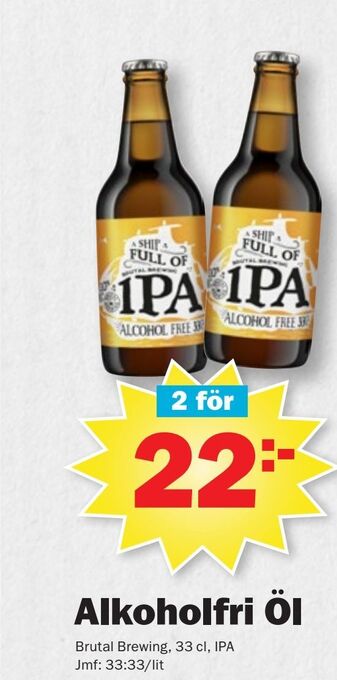 Pekås Alkoholfri öl erbjuda