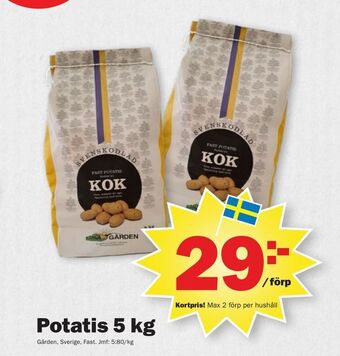 Pekås Potatis 5 kg erbjuda