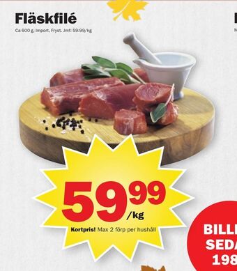 Pekås Fläskfilé erbjuda