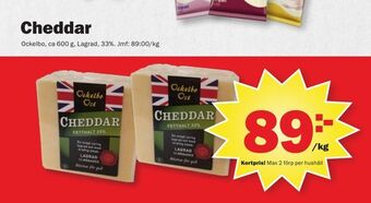 Pekås Cheddar erbjuda