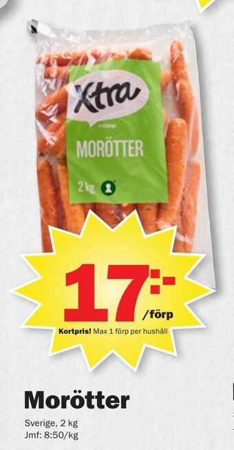 Pekås Morötter erbjuda