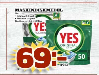 Prisma Mat Maskindiskmedel erbjuda