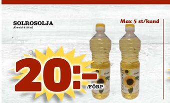 Prisma Mat Solrosolja erbjuda