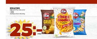 Supergrossen Snacks erbjuda