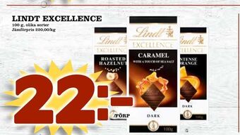 Supergrossen Lindt excellence erbjuda