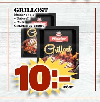 Supergrossen Grillost erbjuda