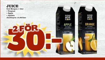 Supergrossen Juice erbjuda