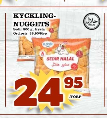 Supergrossen Kycklingnuggets erbjuda