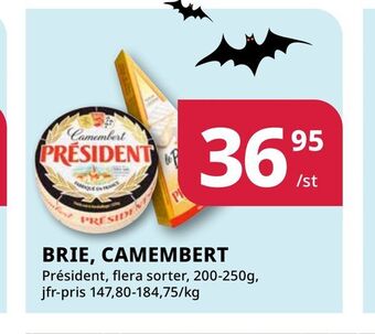 Tempo Brie, camembert erbjuda