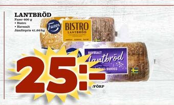 Supergrossen Lantbröd erbjuda