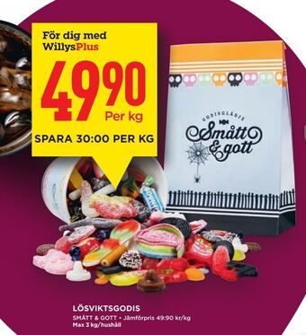 Willys Lösviktsgodis erbjuda