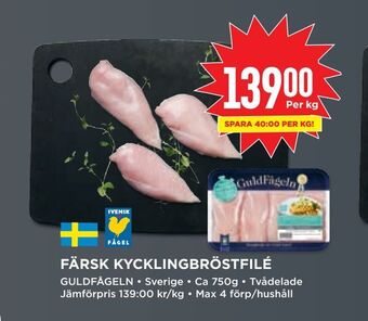 Willys Färsk kycklingbröstfilé erbjuda