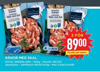 Willys Räkor med skal erbjuda