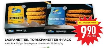 Willys Laxpanetter, torskpanetter 4-pack erbjuda