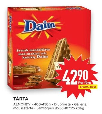 Willys Tårta erbjuda