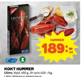 Coop Kokt hummer erbjuda