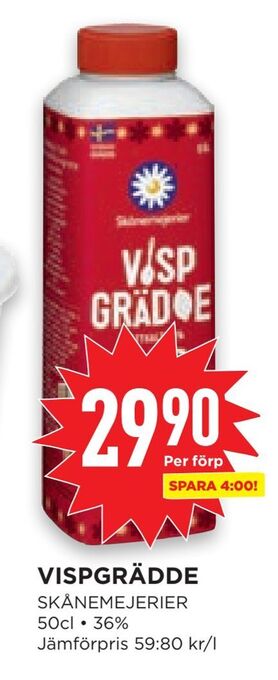 Willys Hemma Vispgrädde erbjuda