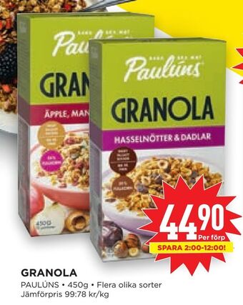 Willys Hemma Granola erbjuda