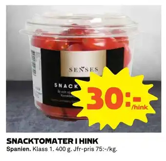 Snacktomater i hink